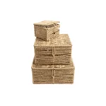 Square Jute Box