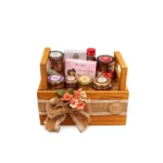 Wooden Basket Green