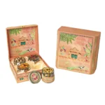 4 Jar Box (Acacia) - Brown