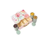 3 Tin Slider Box - Blue Floral