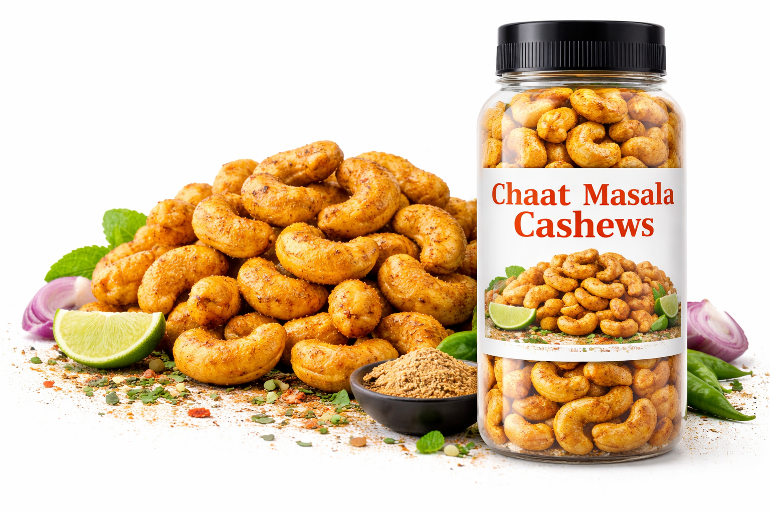 Chaat Masala Cashew Nut Chaat Masala Cashew - Image 1