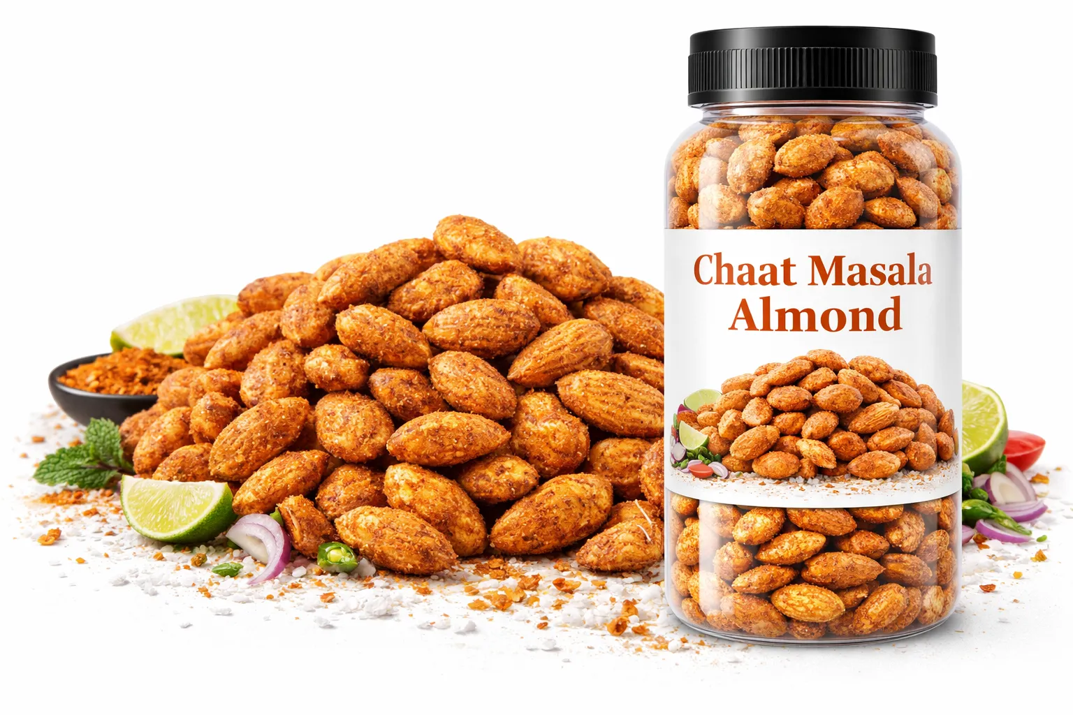 Chaat Masala almond Nuts Chaat Masala Almond - Image 1