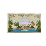 Royal Peacock Garden Print Tray – Luxury Decorative Serving & Gifting Tray