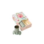 2 Tin Slider Box - Blue Floral