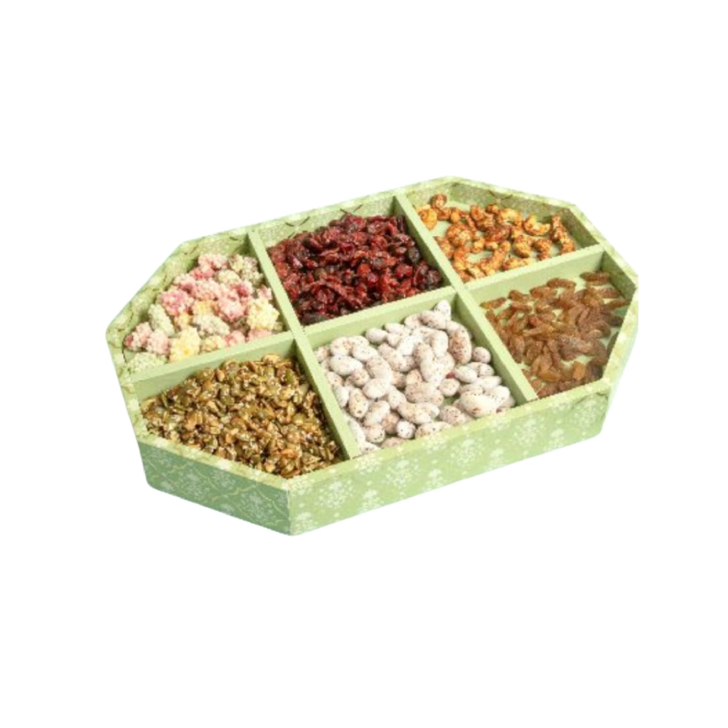 New Project 6 Partition Tray ( Green Motif ) - Image 1