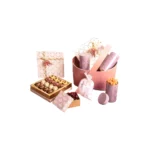 Leather Basket  ( Pink )